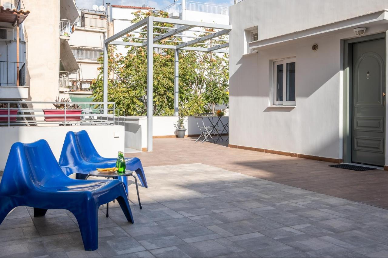 Central5 Boutique Apartments With Common Garden Next To Metro أثينا المظهر الخارجي الصورة